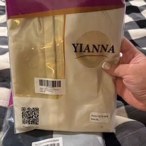 Yianna Women's Cream Shapewear Sculpting Brief - XL